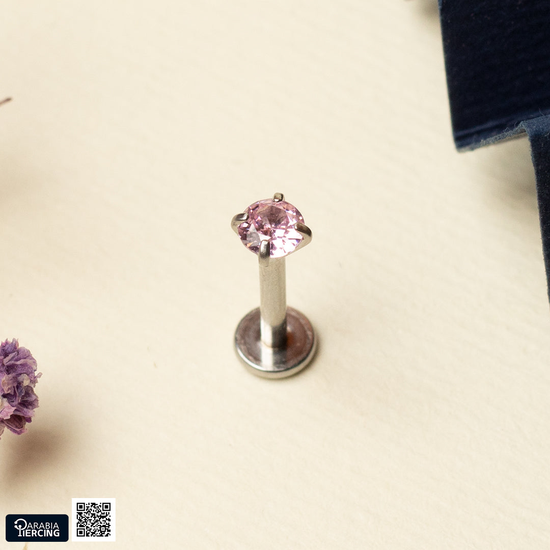 Pink Zircon Flatback
