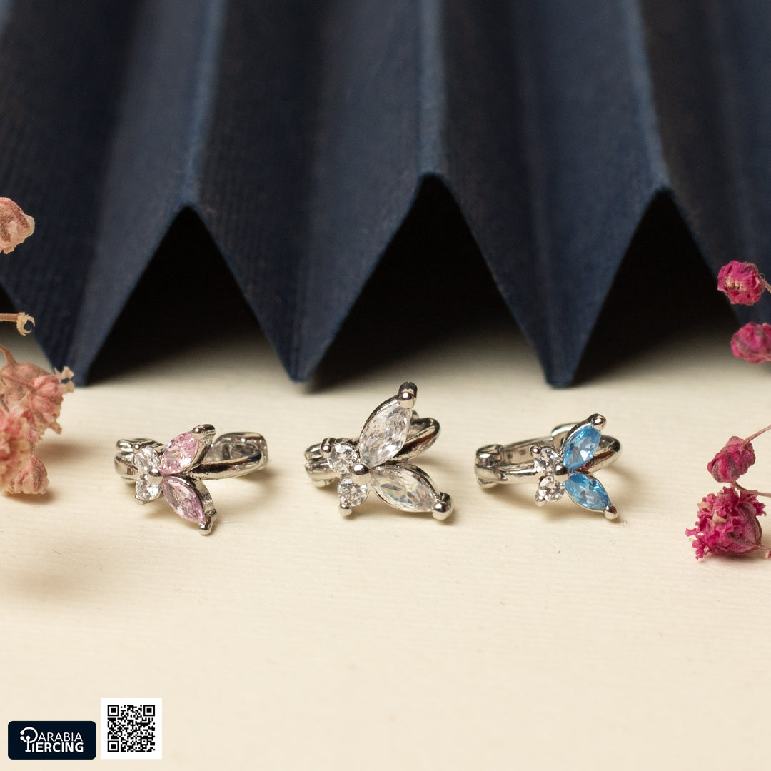 Silver Butterfly Clicker