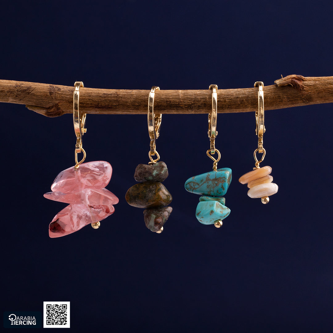 Dangling Stone Earrings