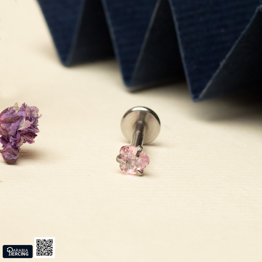 Pink Zircon Flatback