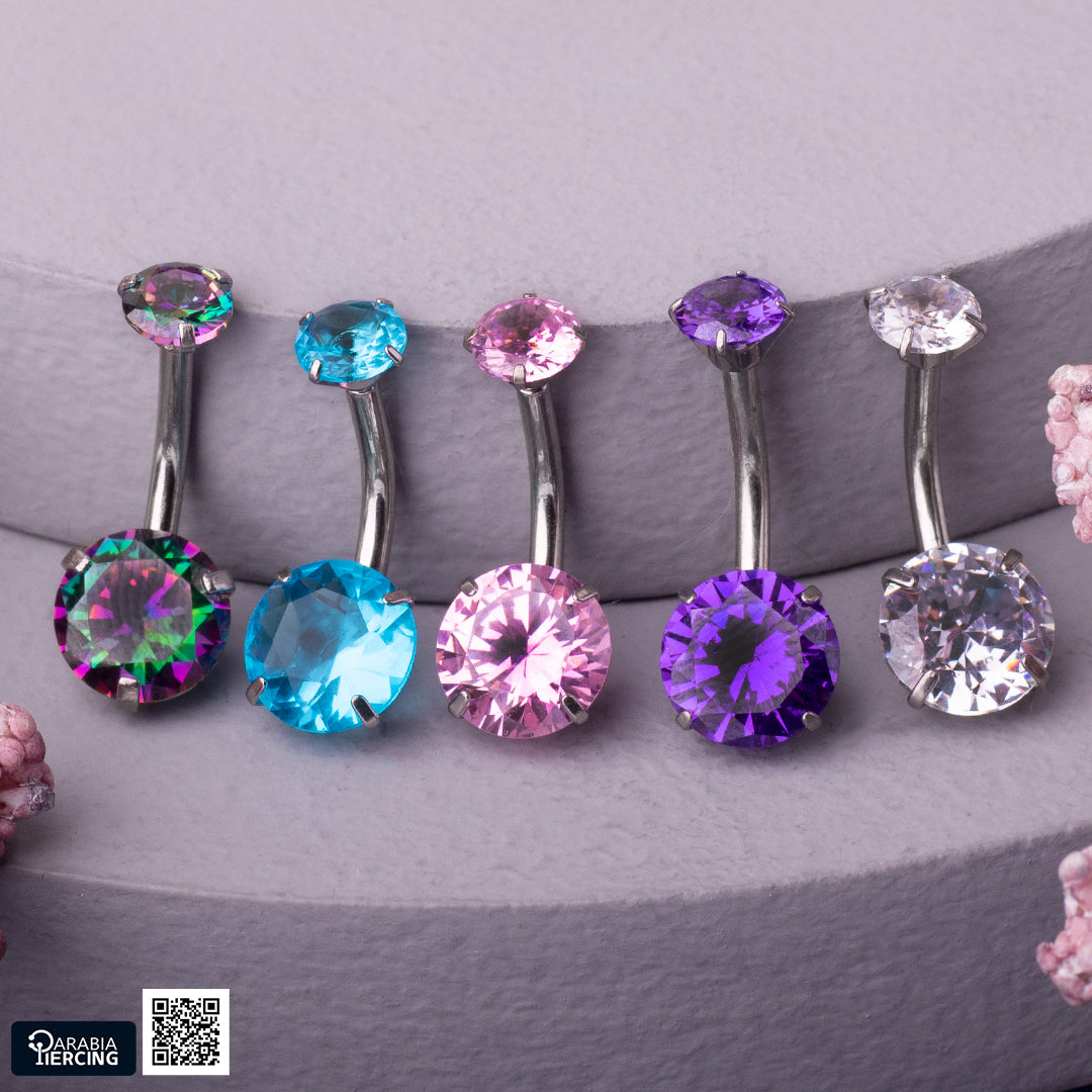 Crystal Bellybutton Ring