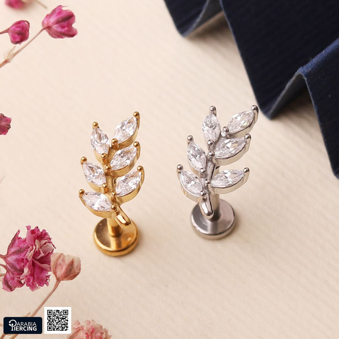 Elegant Leaf Flatback