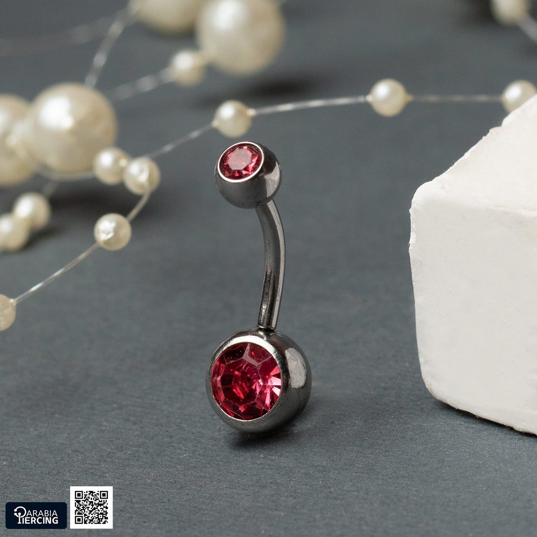 Basic Crystal Belly Ring