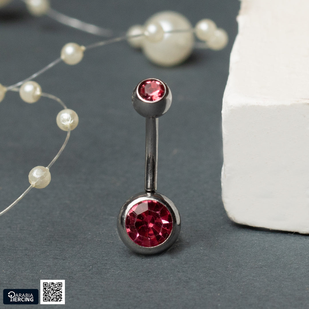 Basic Crystal Belly Ring