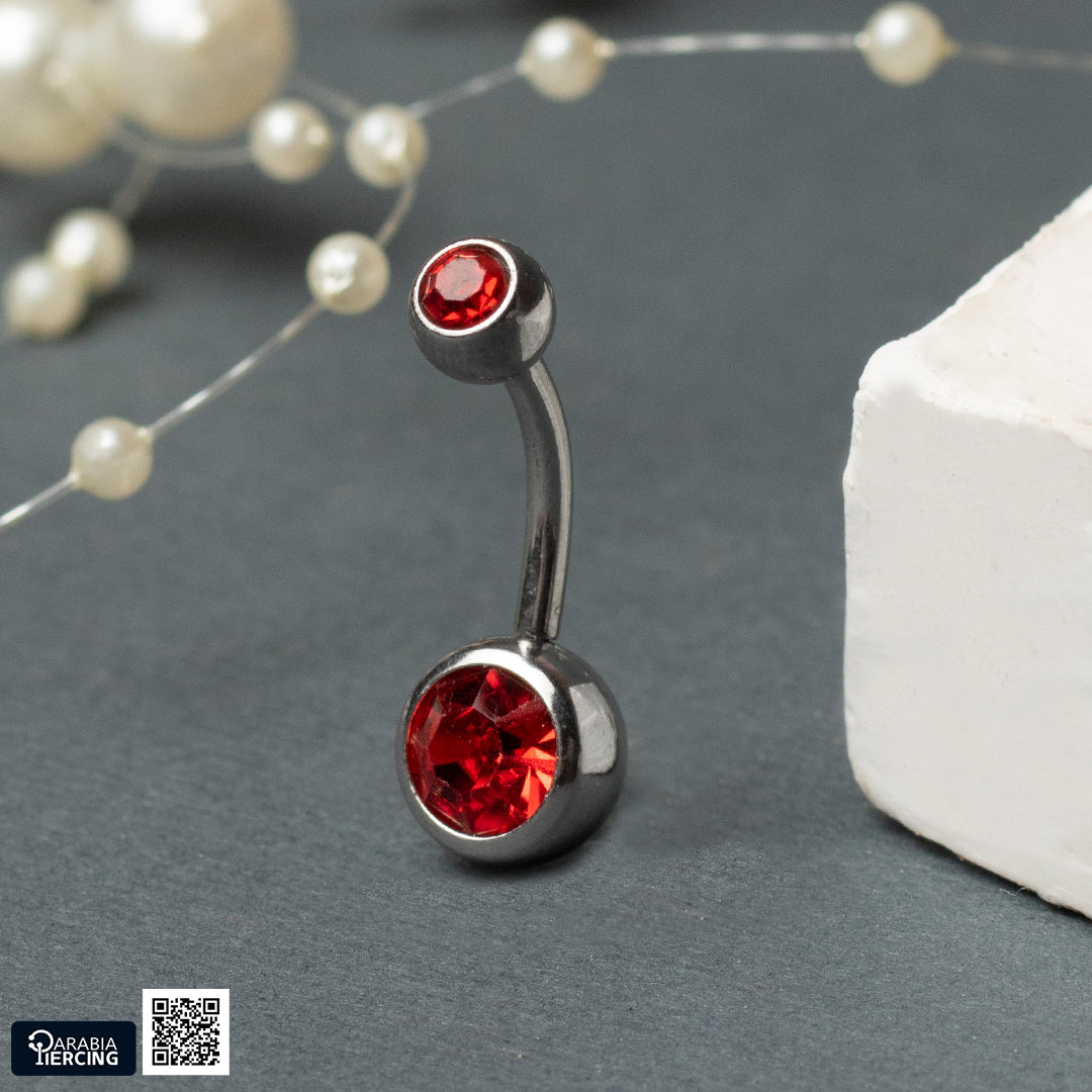 Basic Crystal Belly Ring