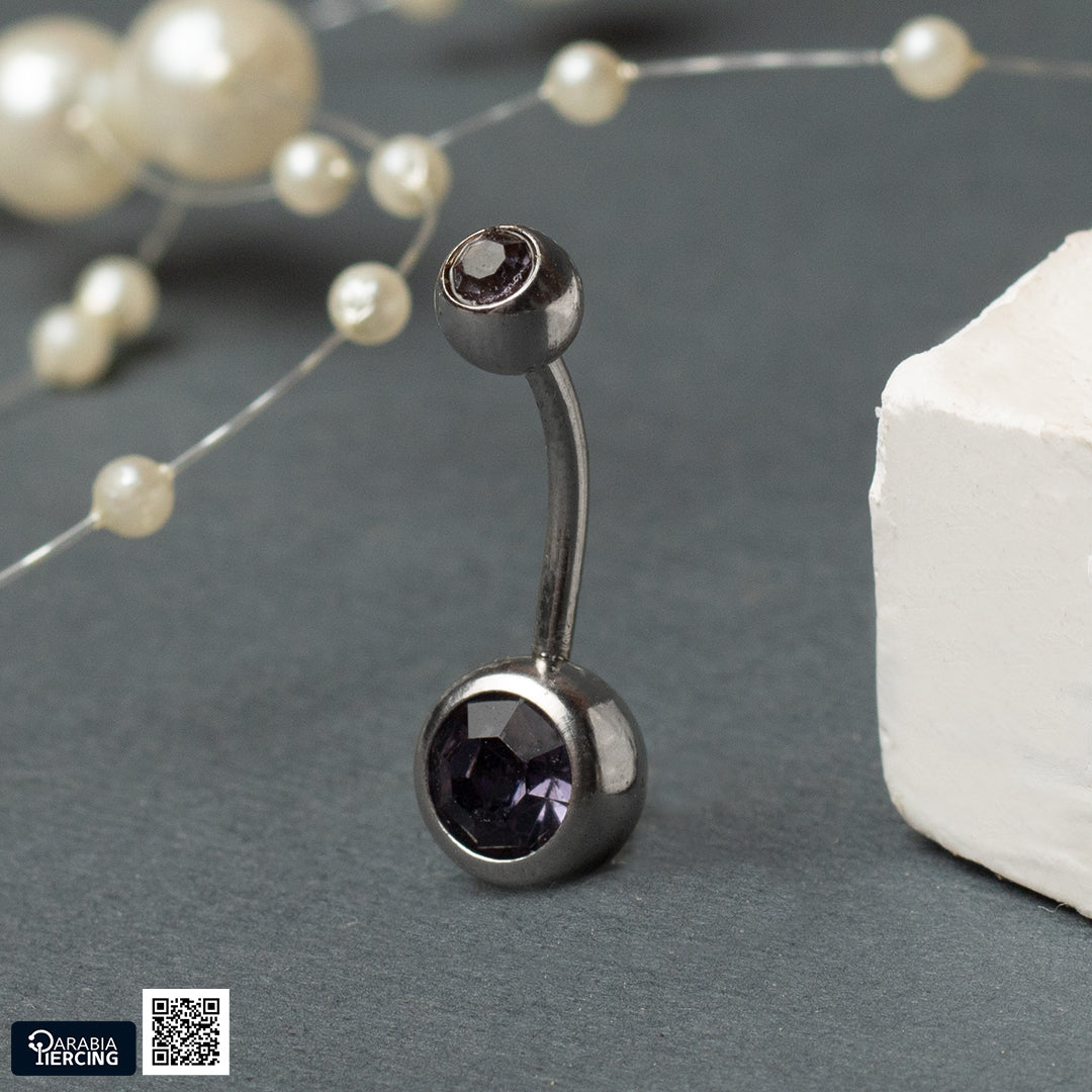 Basic Crystal Belly Ring