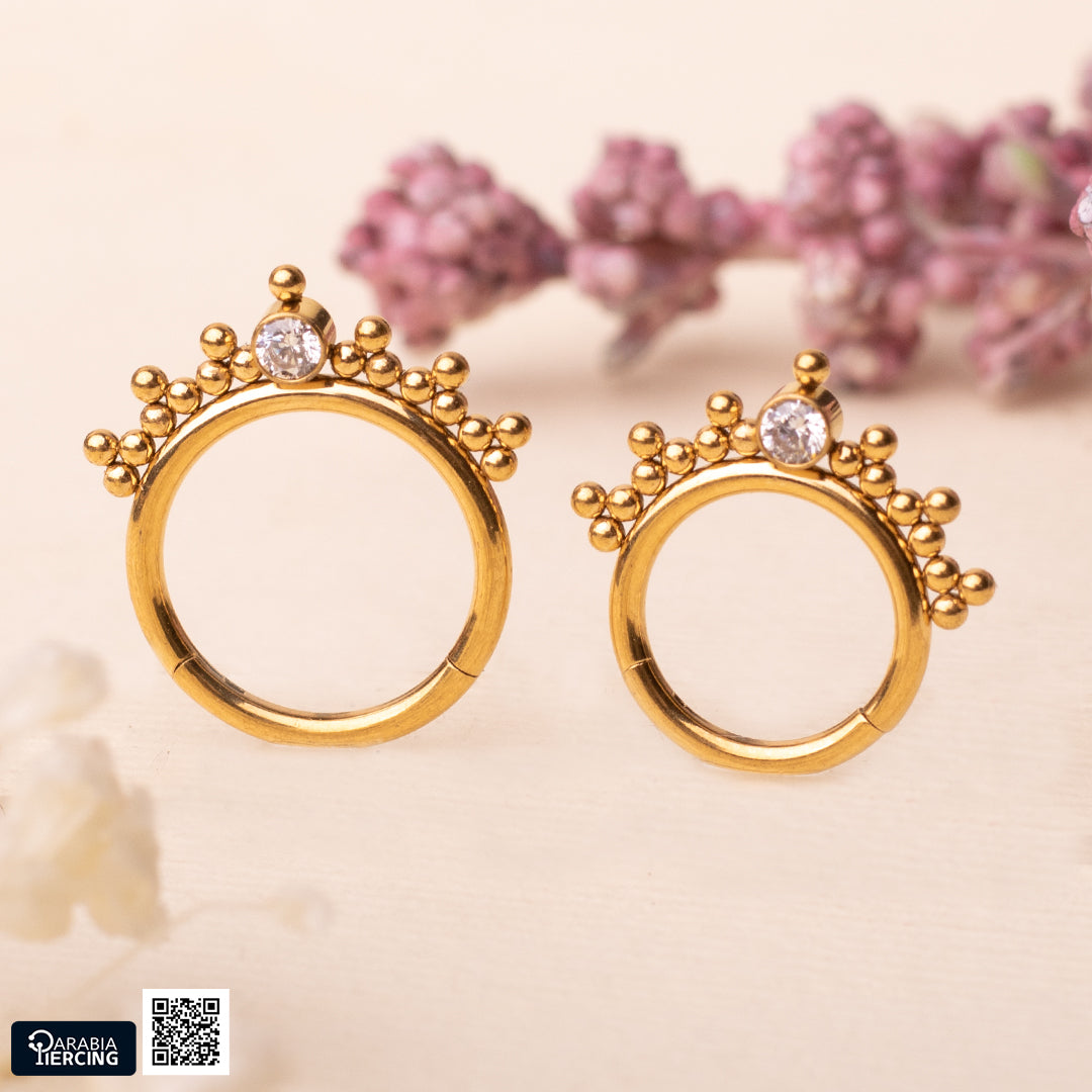 Crown Boho Daith Clicker