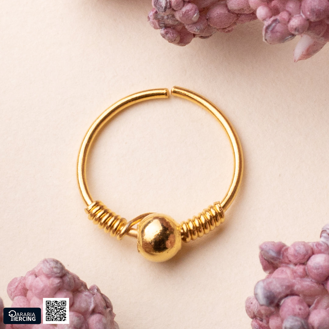 Classic Gold Nose Hoop