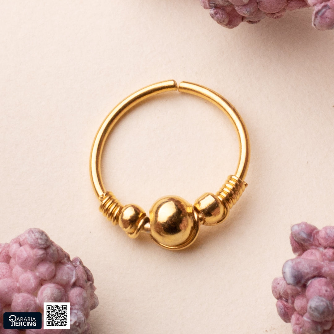 Classic Gold Nose Hoop