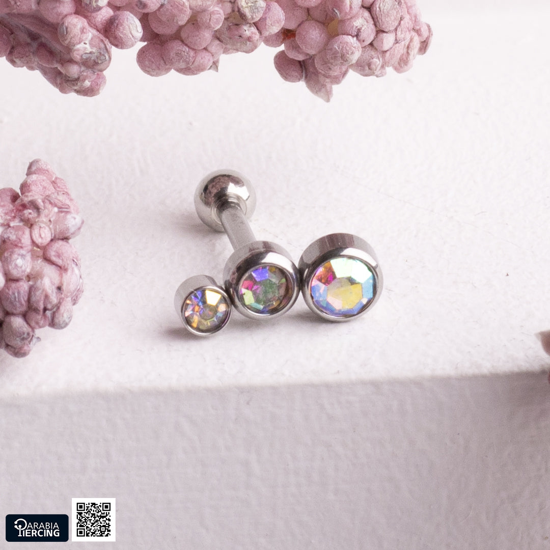 Curved 3 Dots Ball back