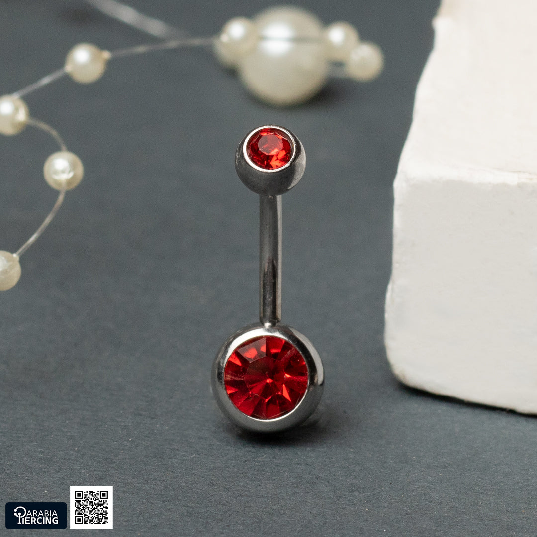 Basic Crystal Belly Ring