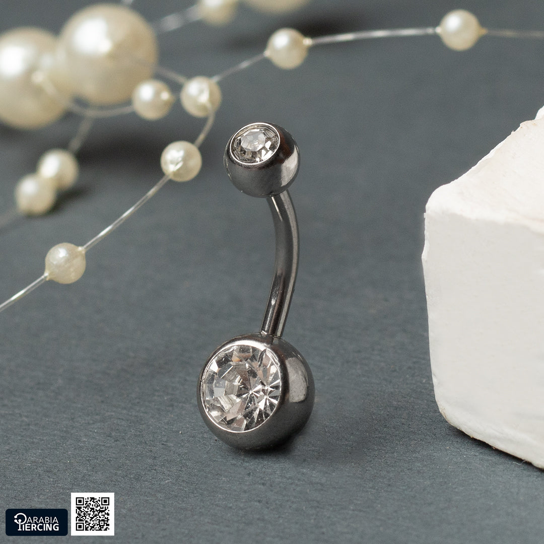 Basic Crystal Belly Ring