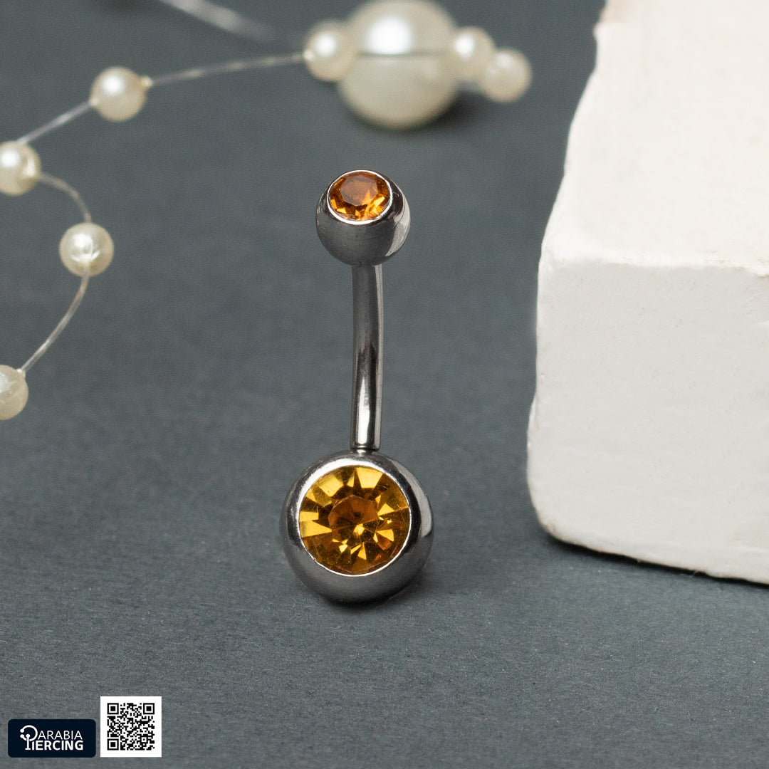 Basic Crystal Belly Ring