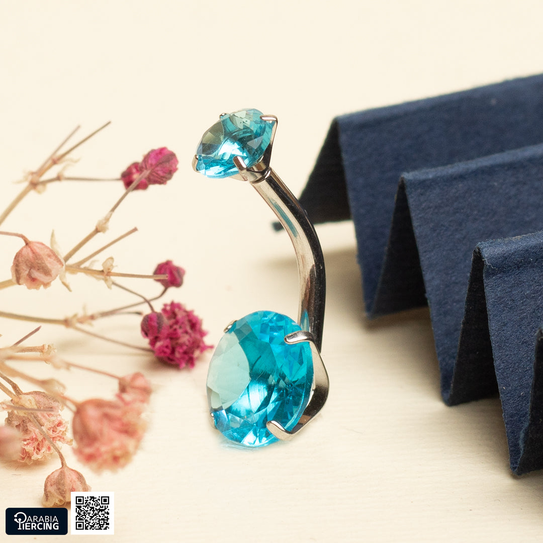 Crystal Bellybutton Ring