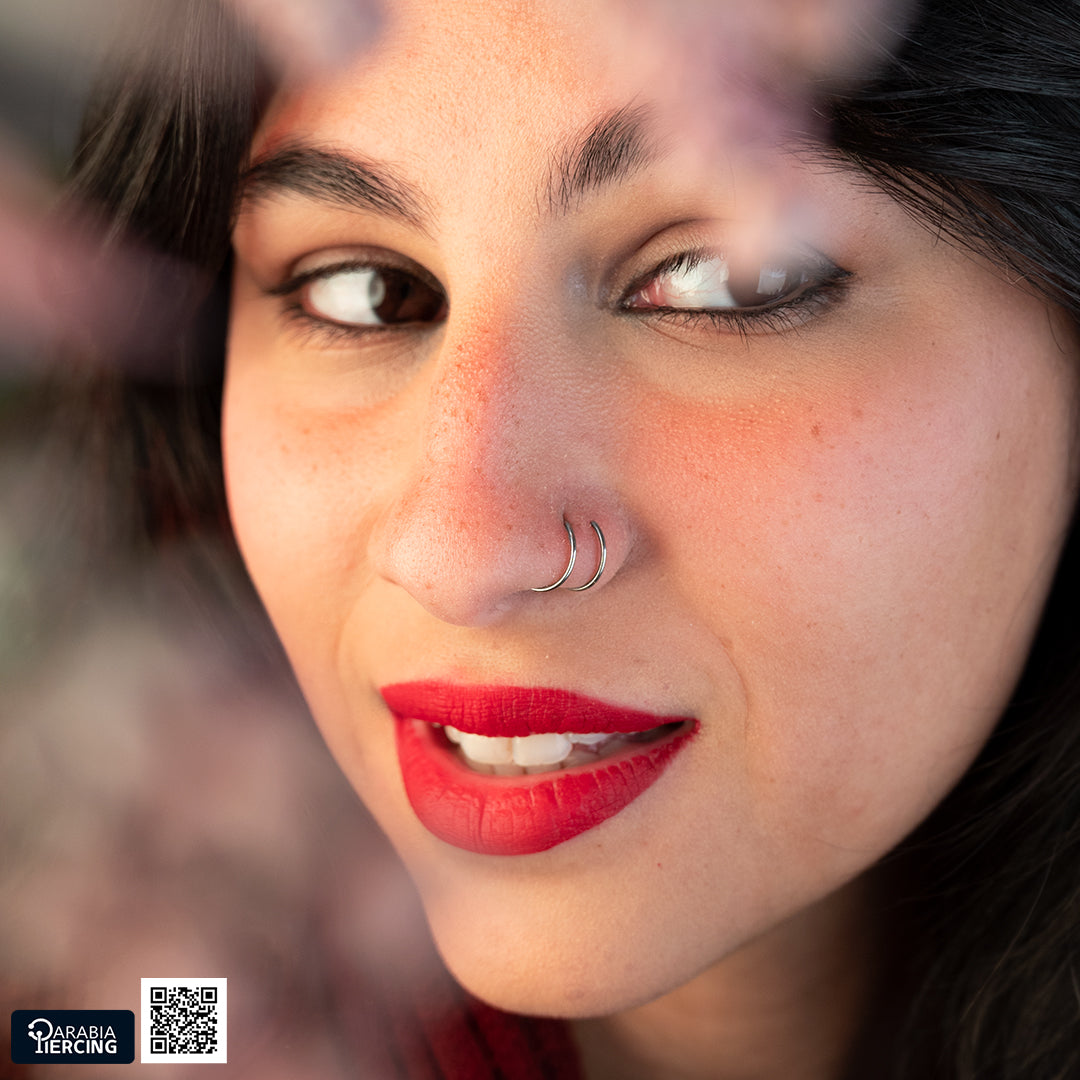 Double Hoop Nose