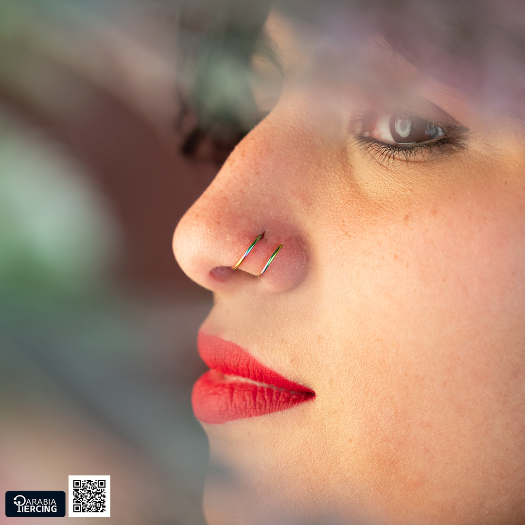 Double Hoop Nose