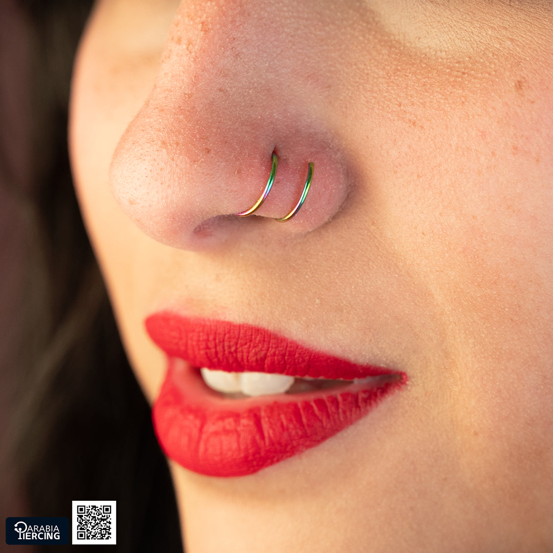Double Hoop Nose
