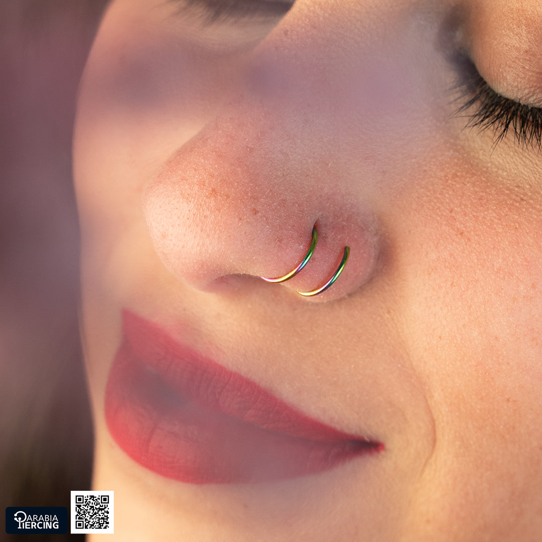 Double Hoop Nose