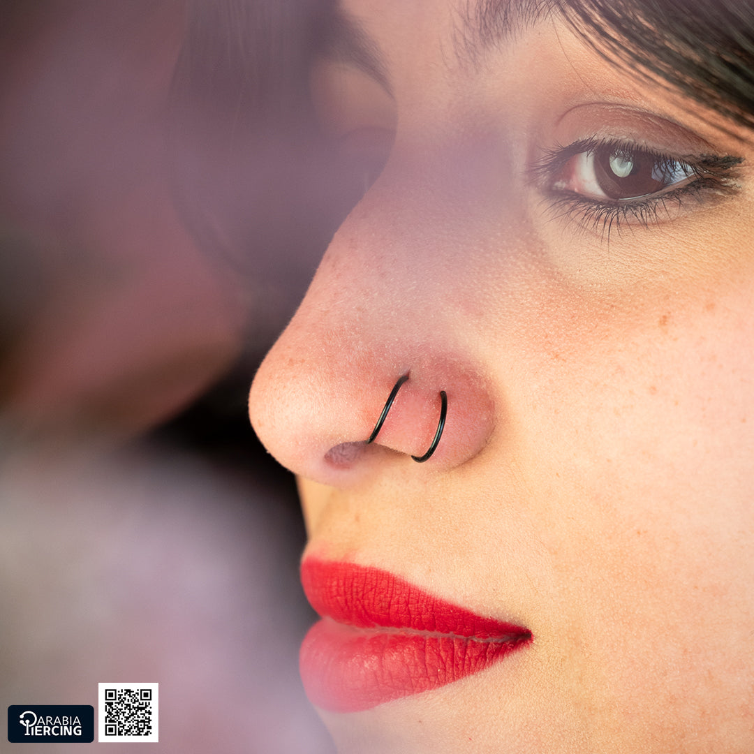 Double Hoop Nose