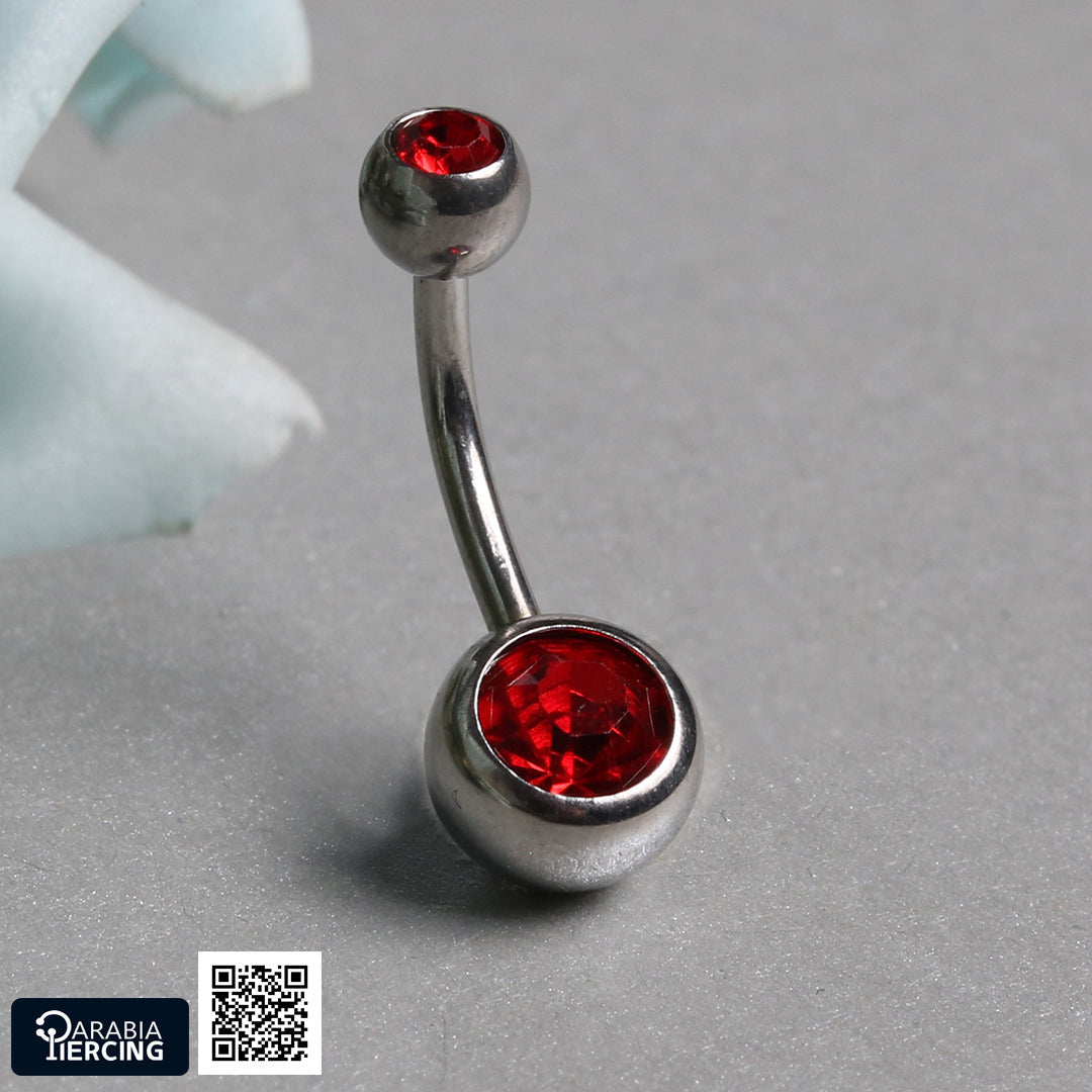 Basic Crystal Belly Ring