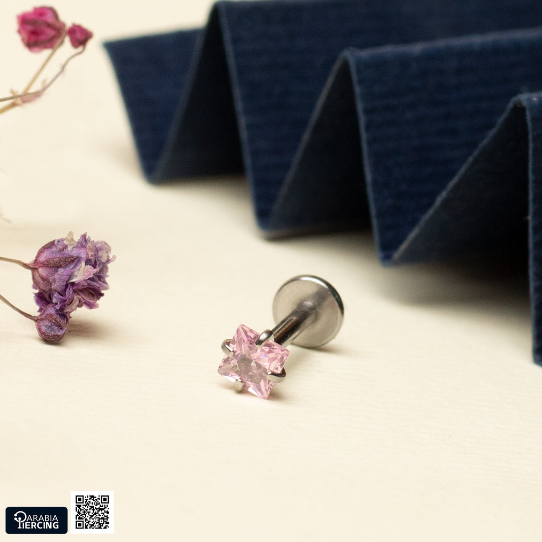 Pink Zircon Flatback