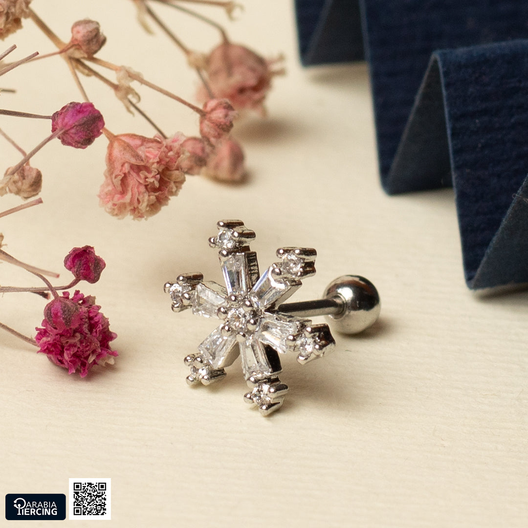 Snowflake & Flower Ballback