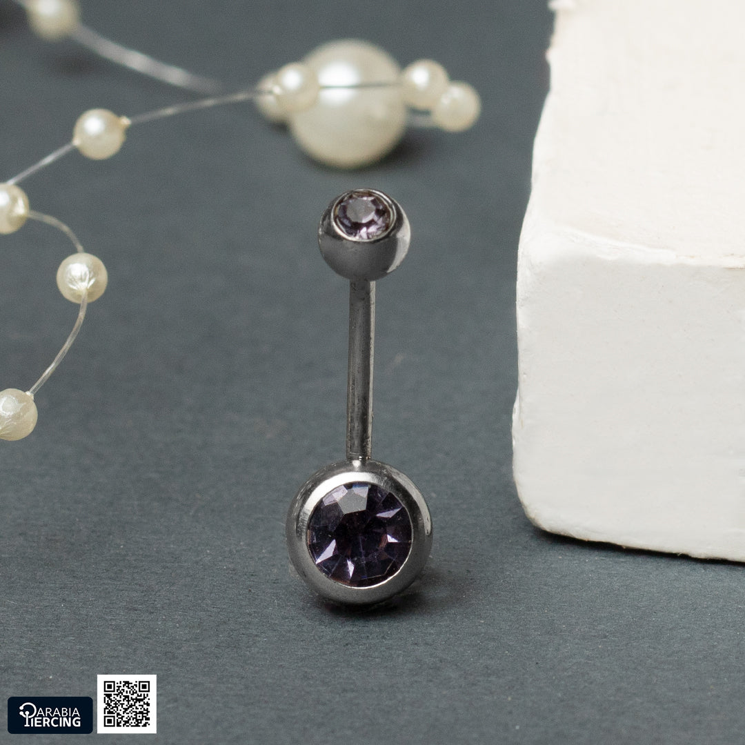 Basic Crystal Belly Ring