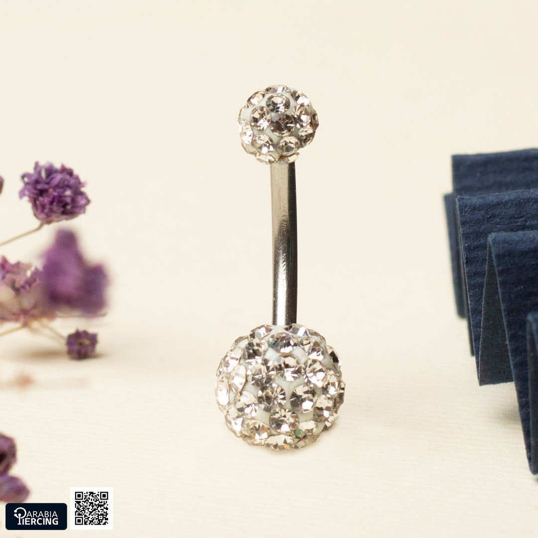 Discoball Bellybutton Ring