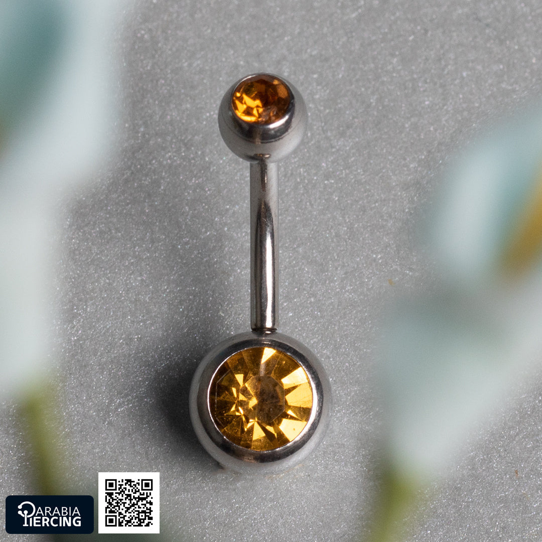Basic Crystal Belly Ring