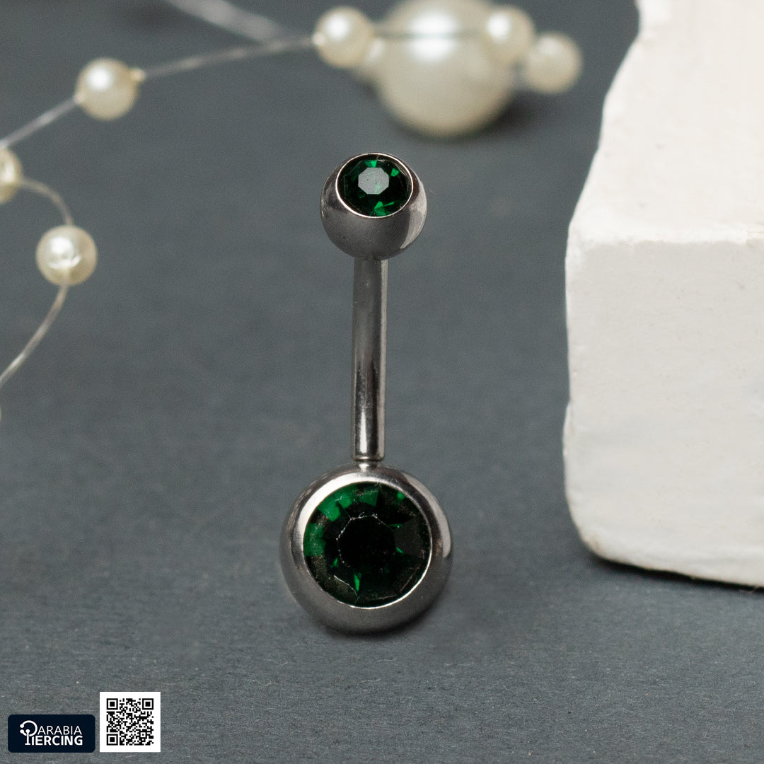 Basic Crystal Belly Ring