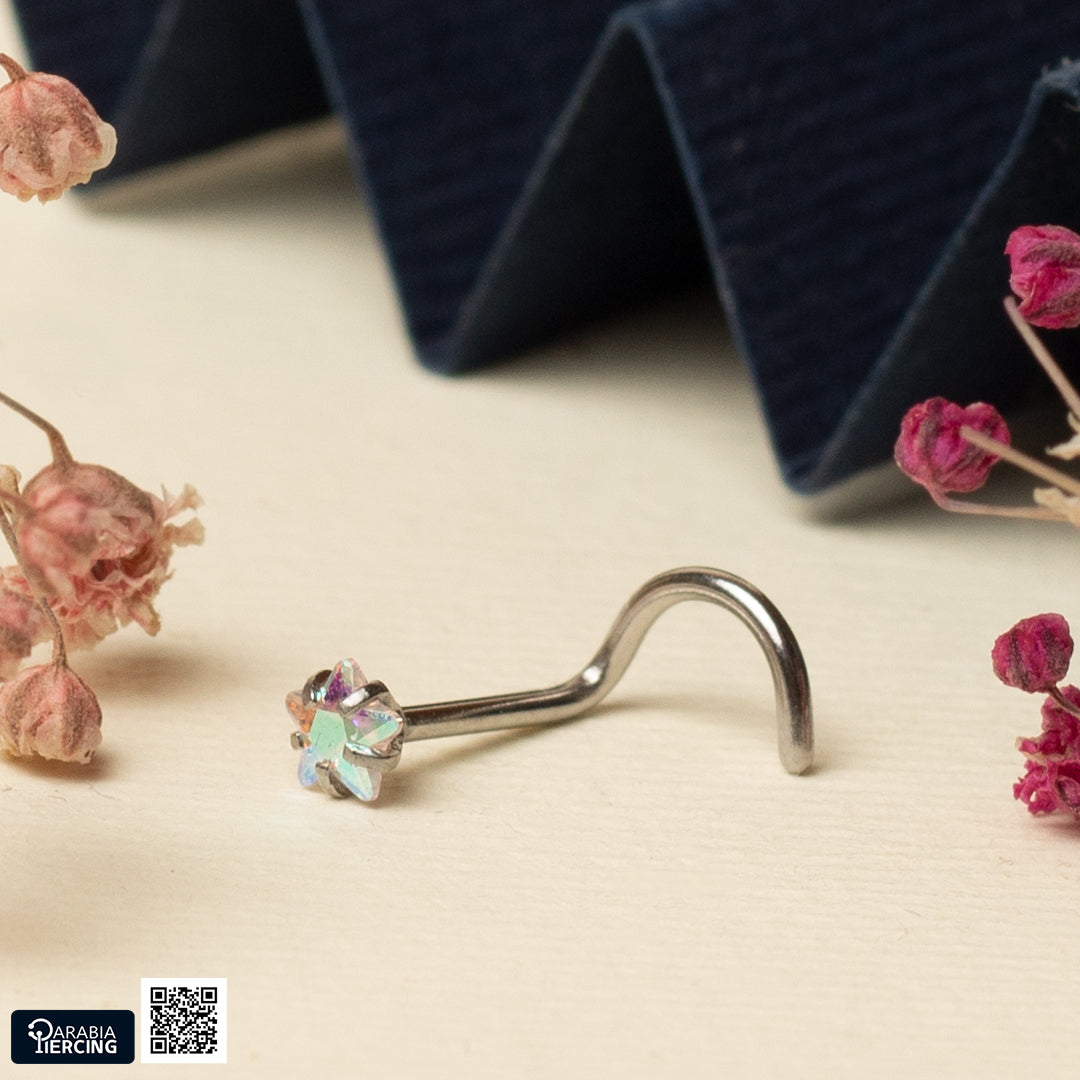 Multicolor Studs U Shape