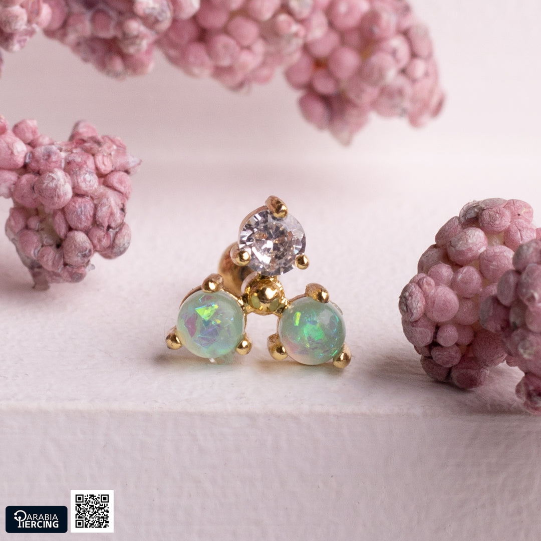 Opal Triangle Ballback