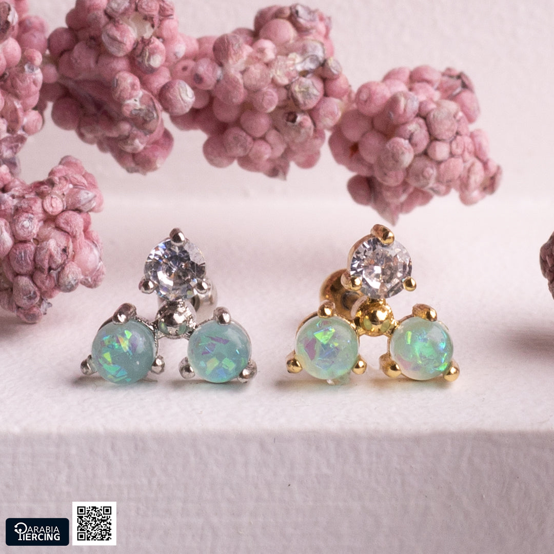 Opal Triangle Ballback