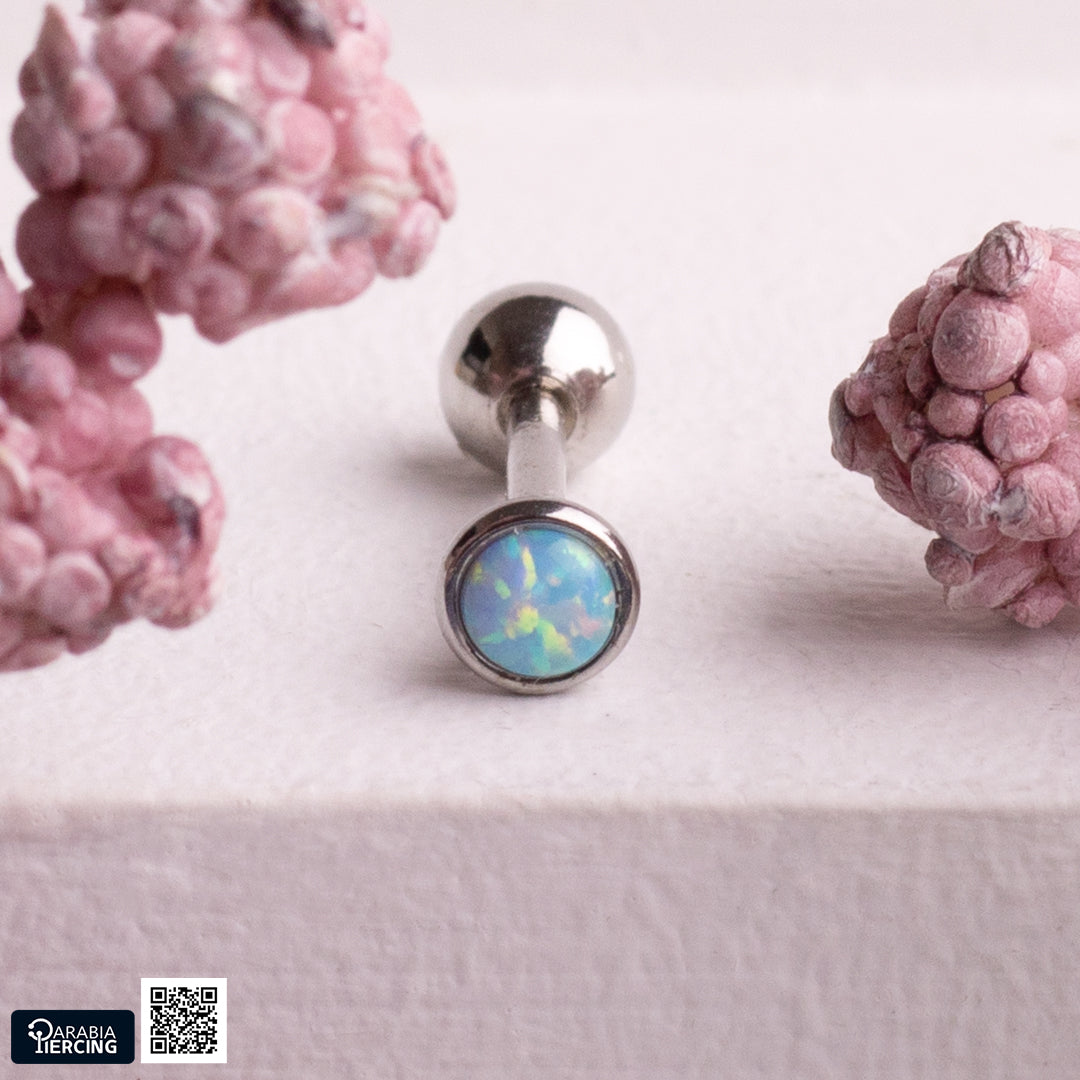 Simple Opal Studs Ballback