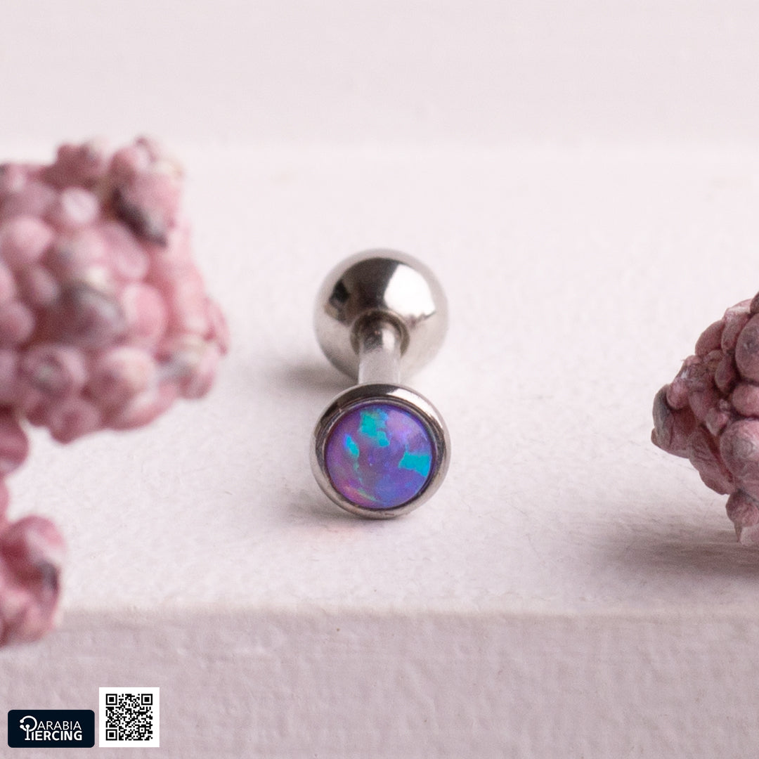 Simple Opal Studs Ballback