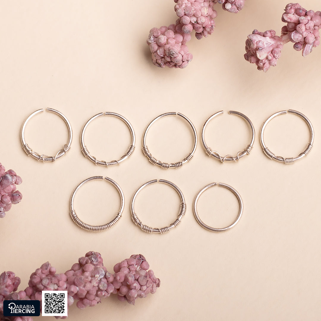 Simple Silver Nose Hoop