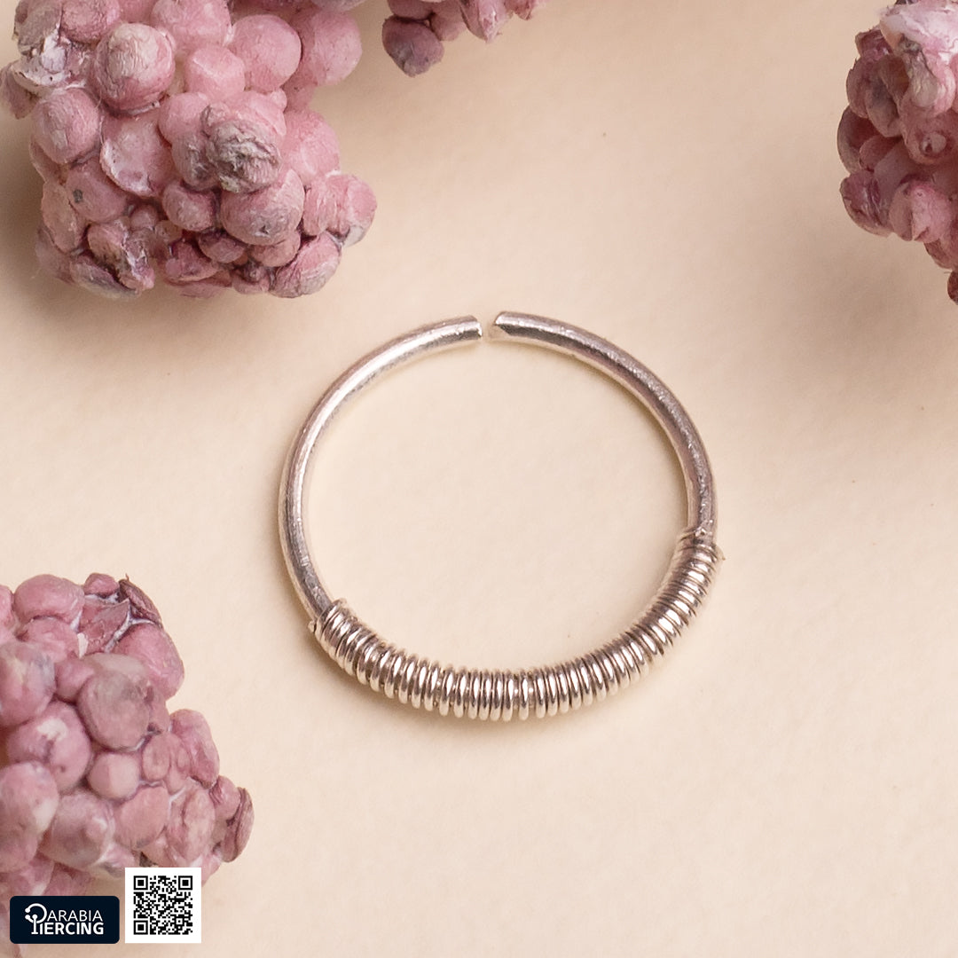 Simple Silver Nose Hoop