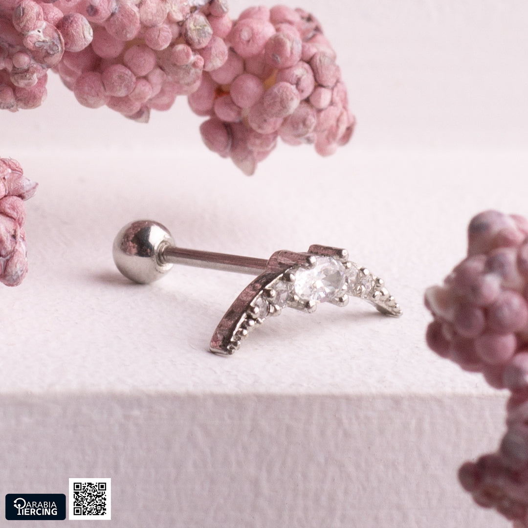 Thin Ballback Earring