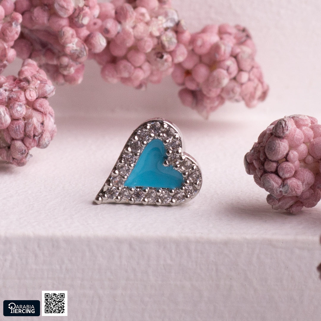 Turquoise Heart Ballback