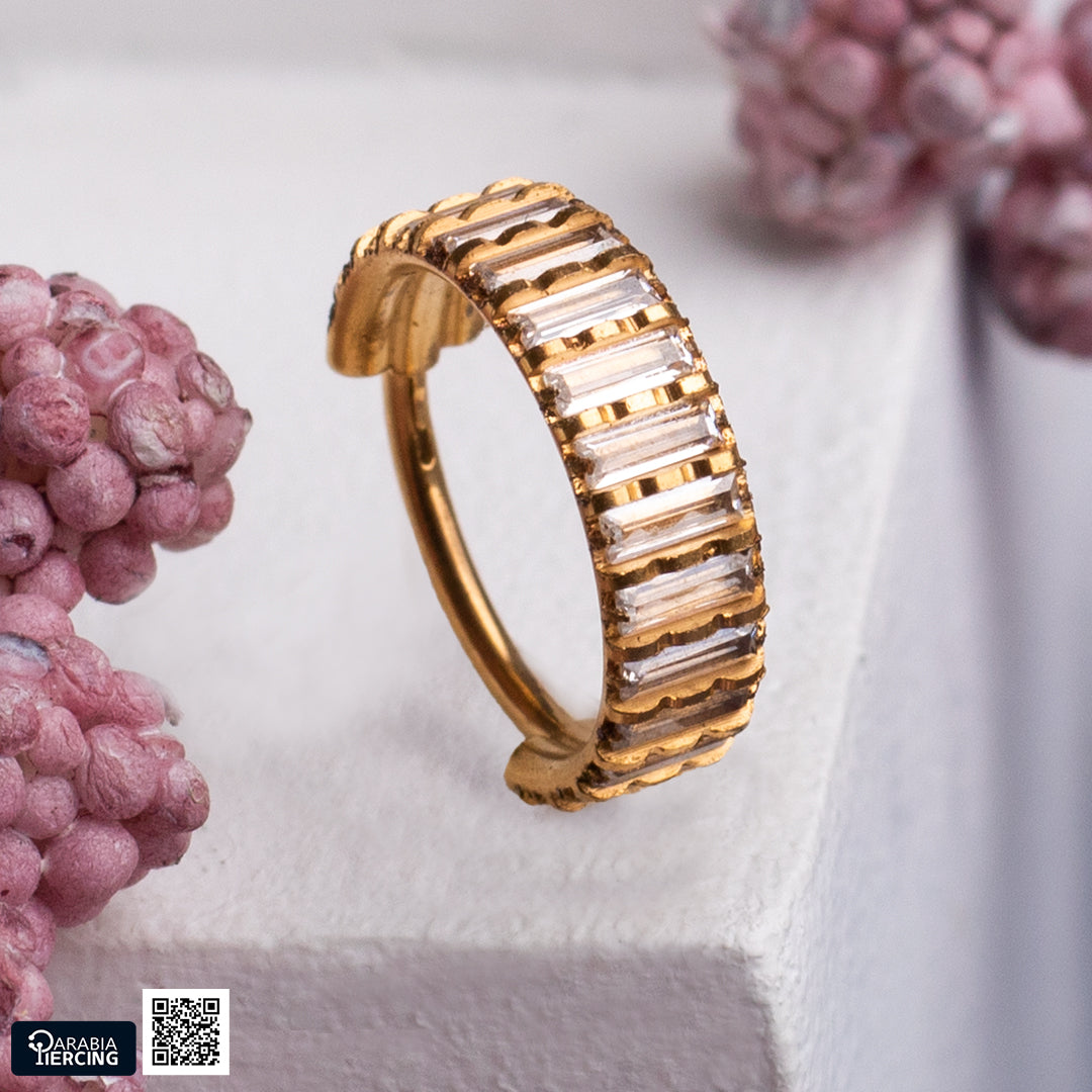 Gold Crystal Band Clicker