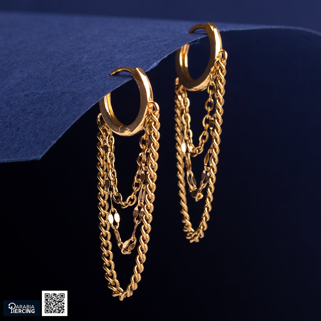 Golden Chain Dangle Clicker