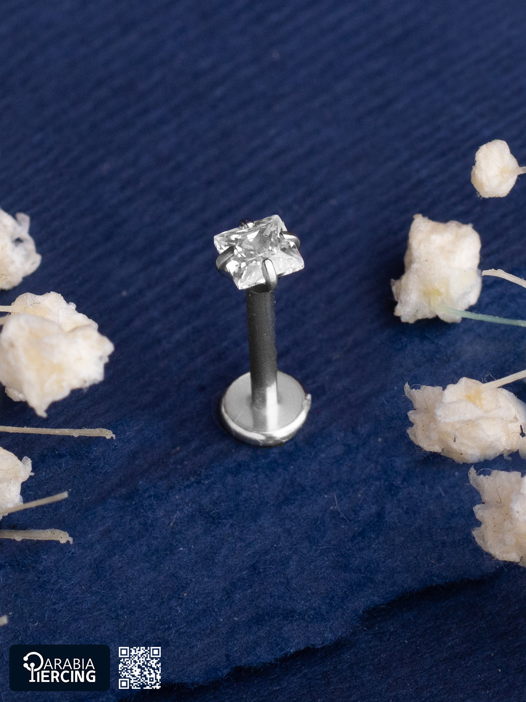 White Zircon Flatback