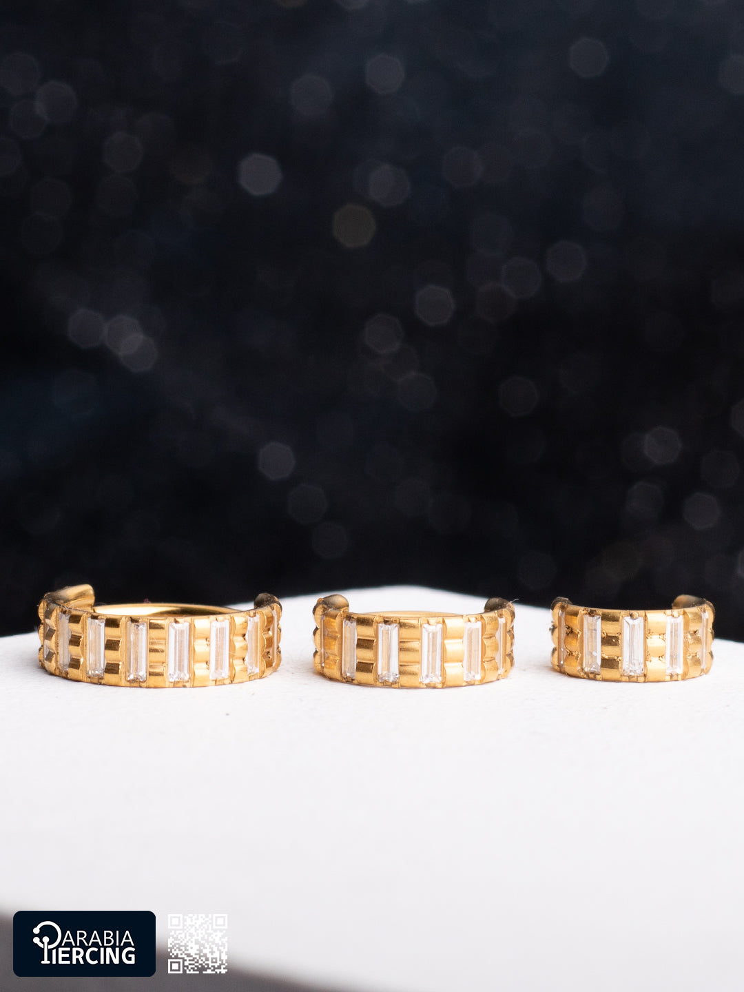 Gold Crystal Band Clicker