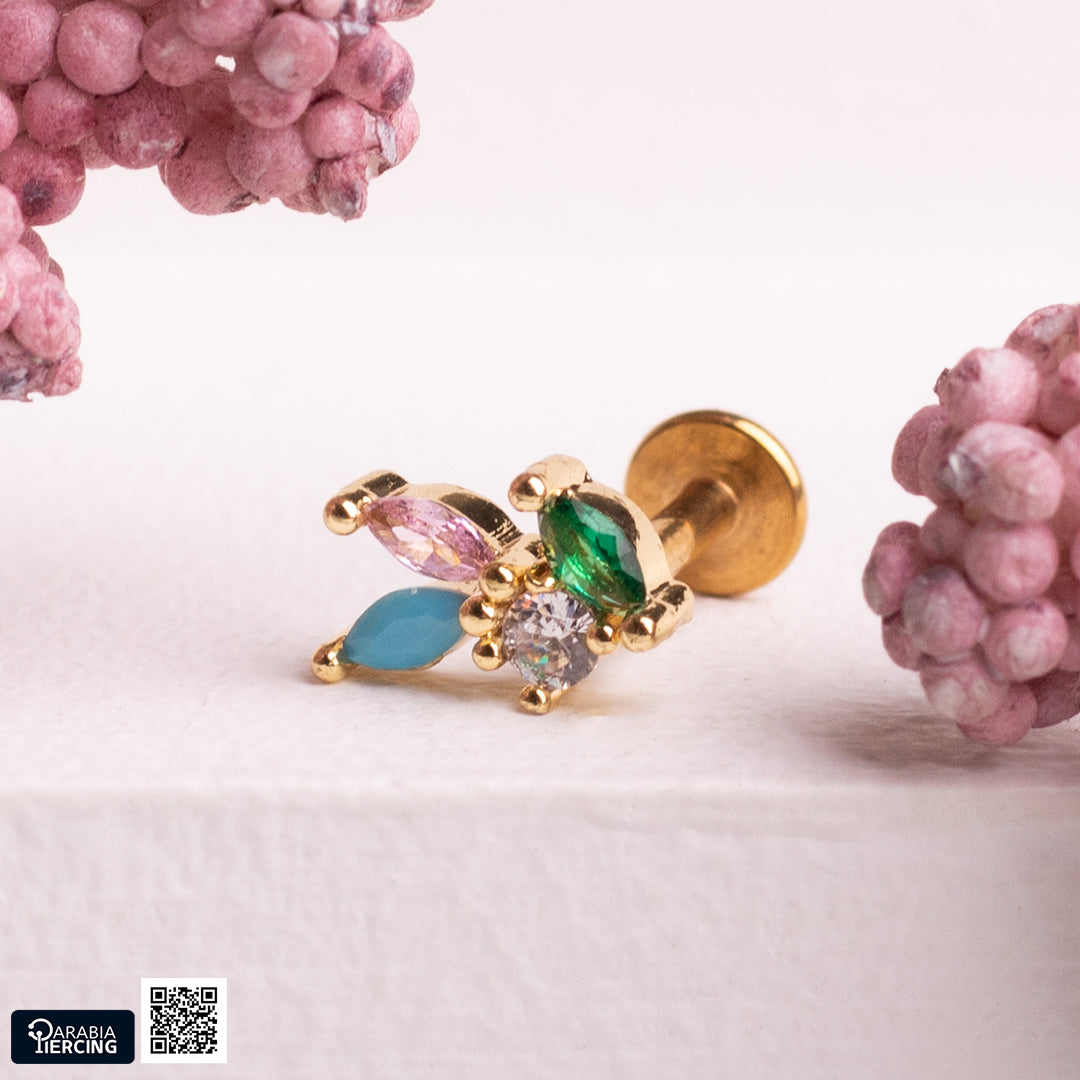 Colorful Big Leaf Flatback