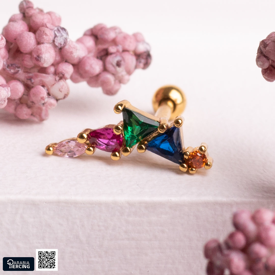 Colorful Triangle Ballback