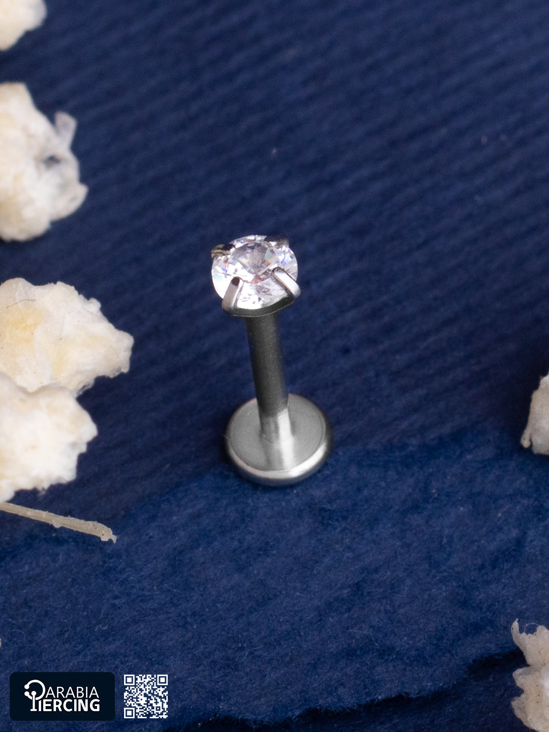 White Zircon Flatback