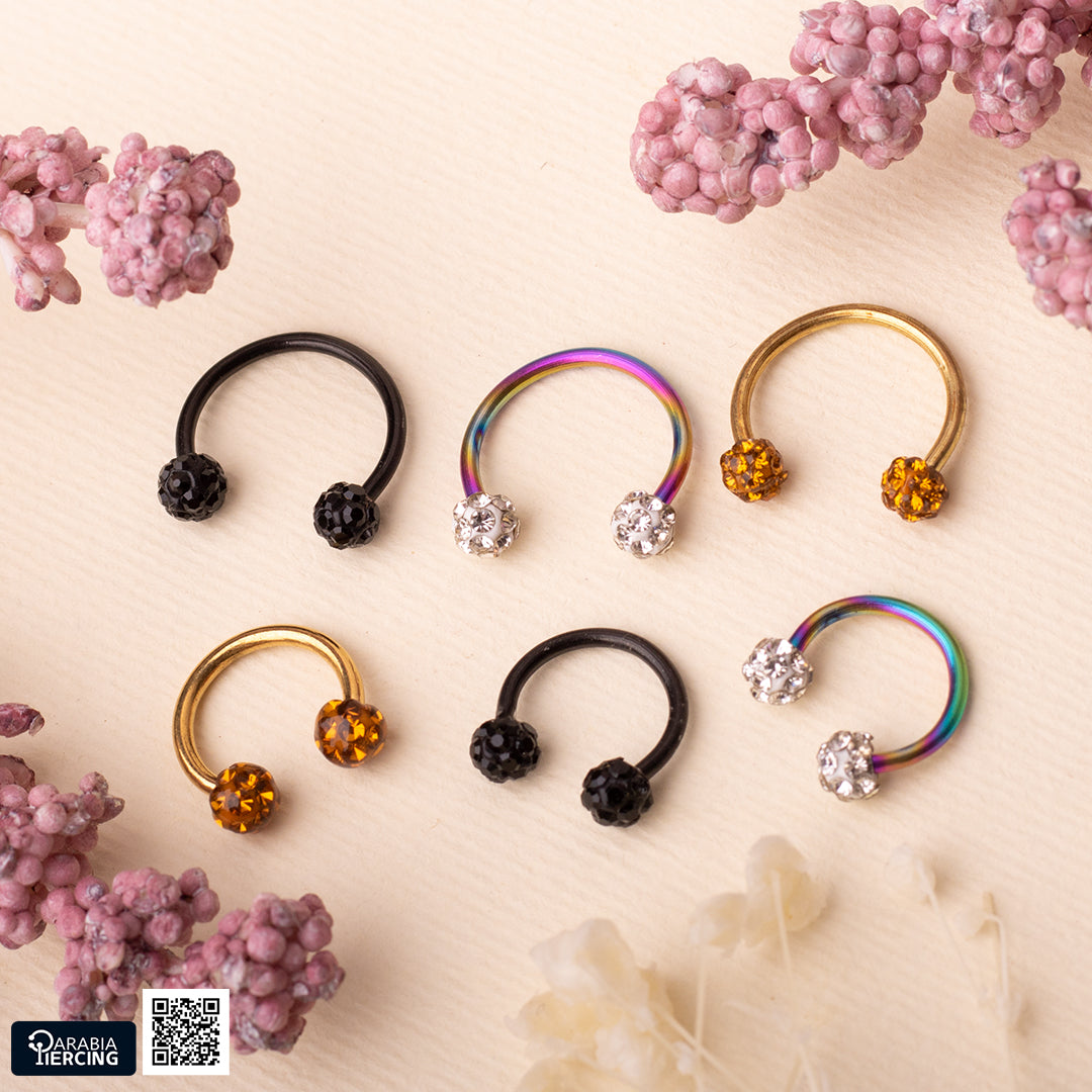 Double Discoball Horseshoe