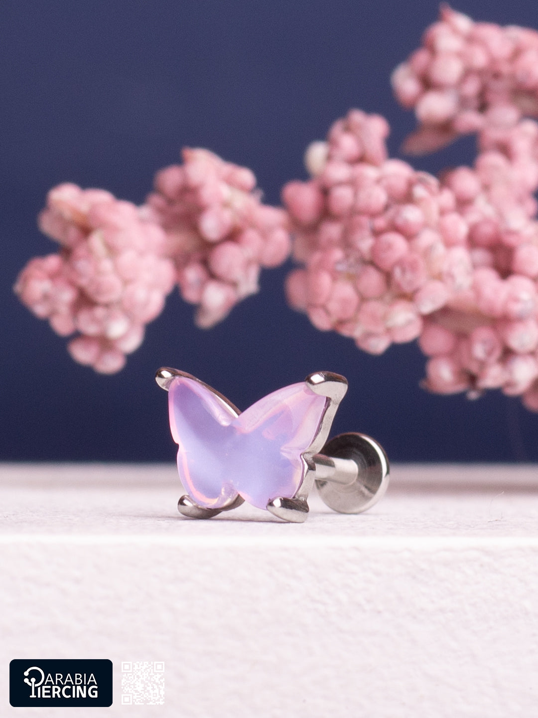Hologram Butterfly Flatback