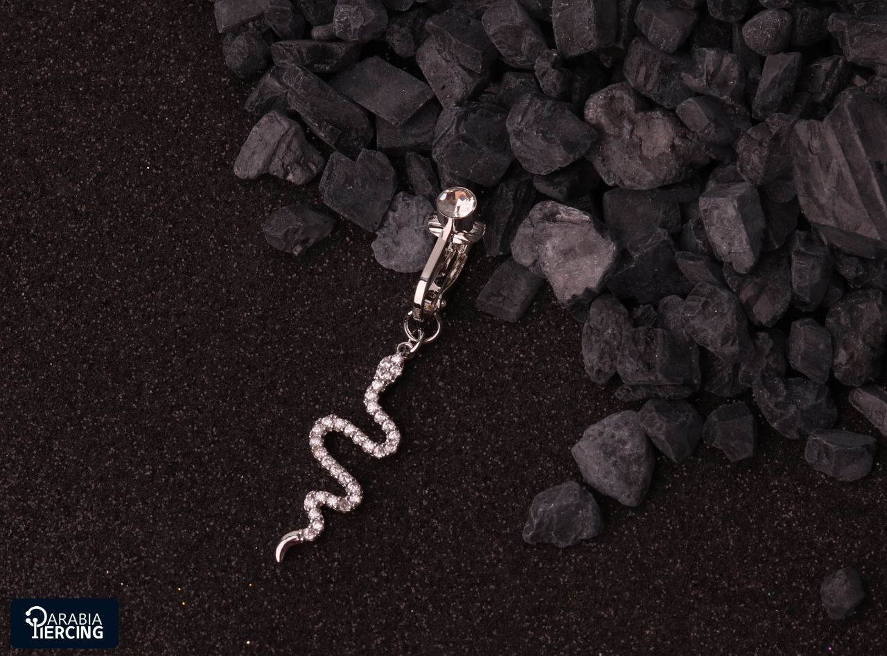 Dangling Snake Fake Belly Ring