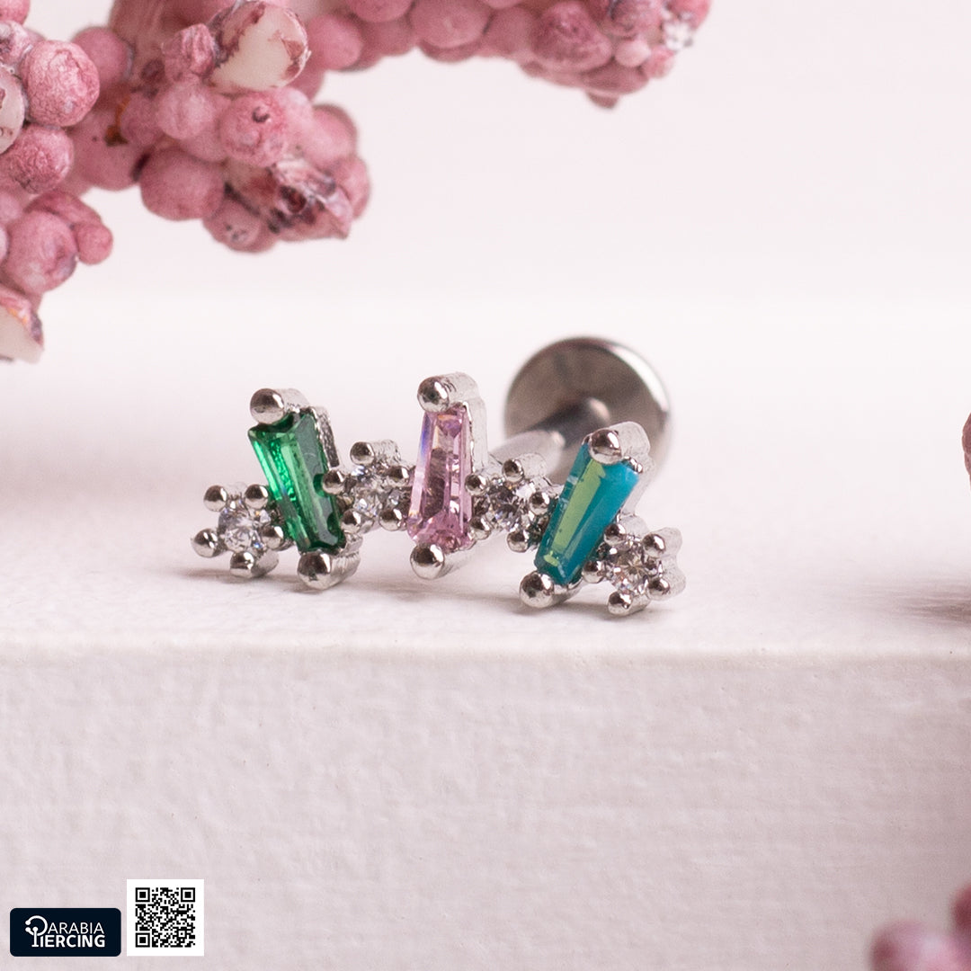 Colorful Crown Flatback